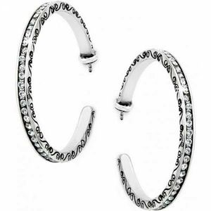 Brighton Secret of Love Hoop Post Earrings